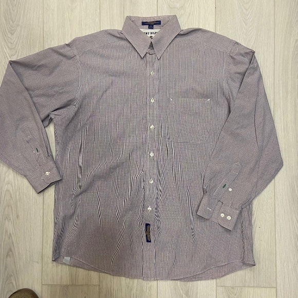 Vintage 90's Tommy Hilfiger Button Down Long Sleeve Mens 16 - Picture 1 of 10
